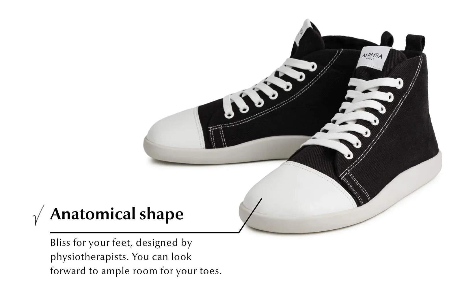 Ahinsa Street Hemp High-top Sneakers