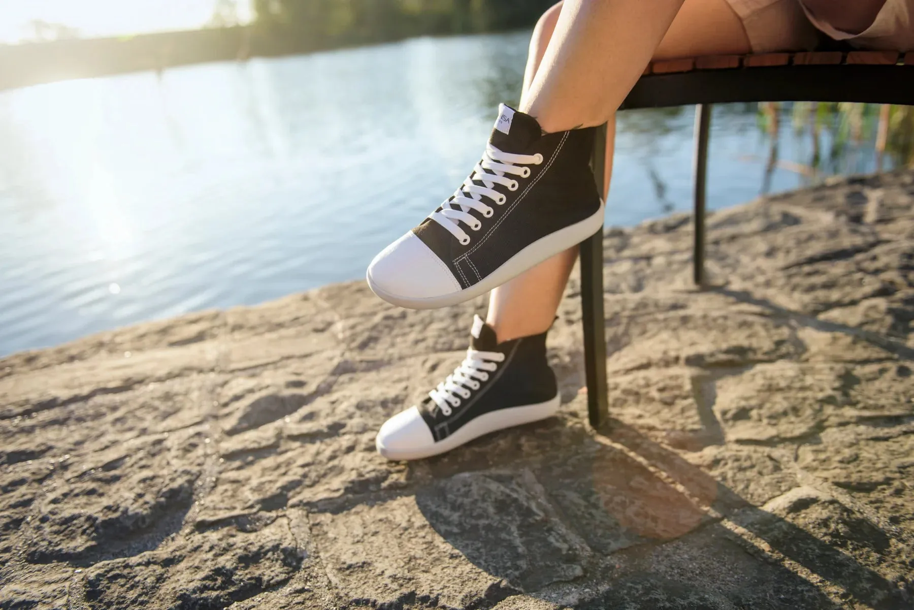 Ahinsa Street Hemp High-top Sneakers