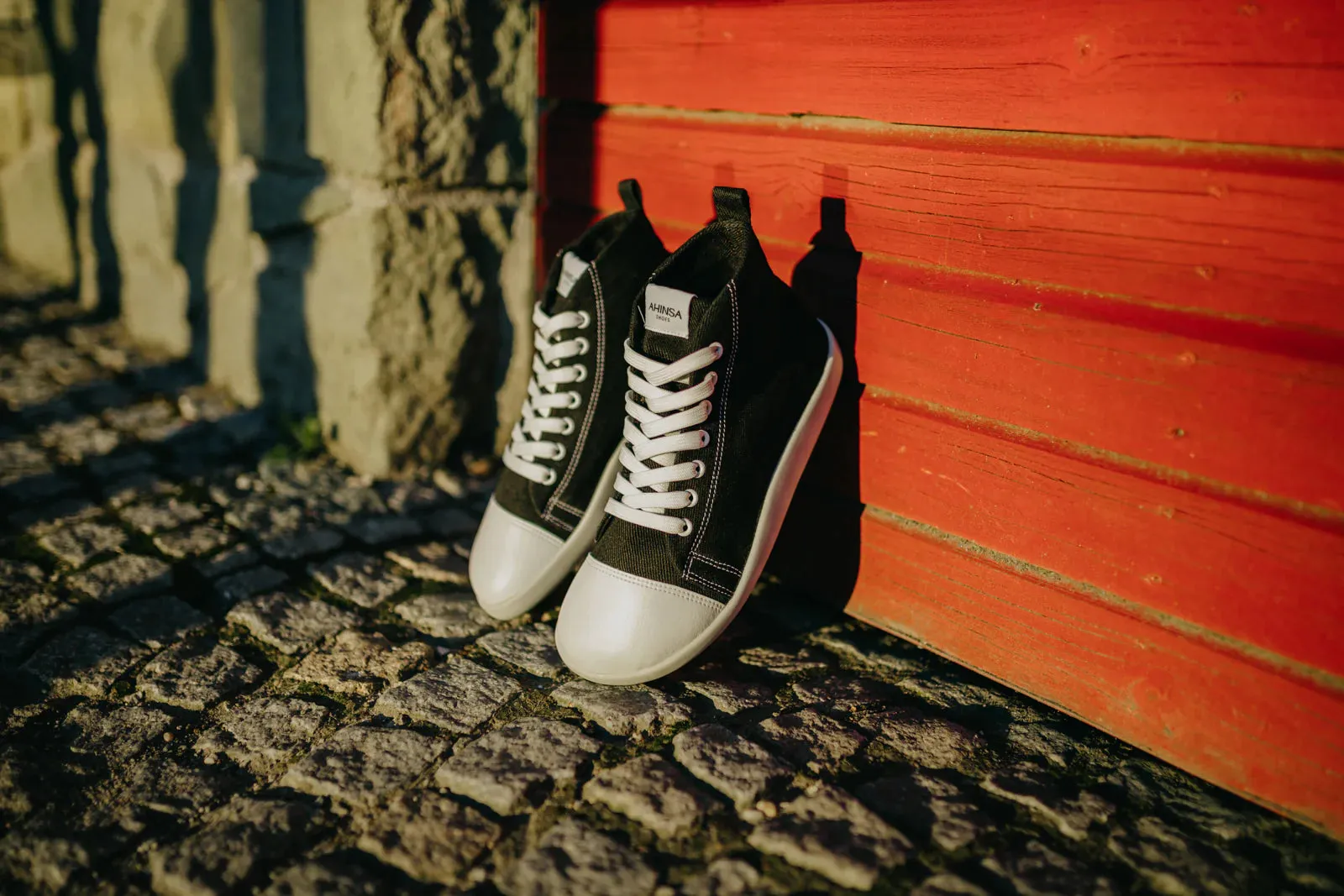 Ahinsa Street Hemp High-top Sneakers