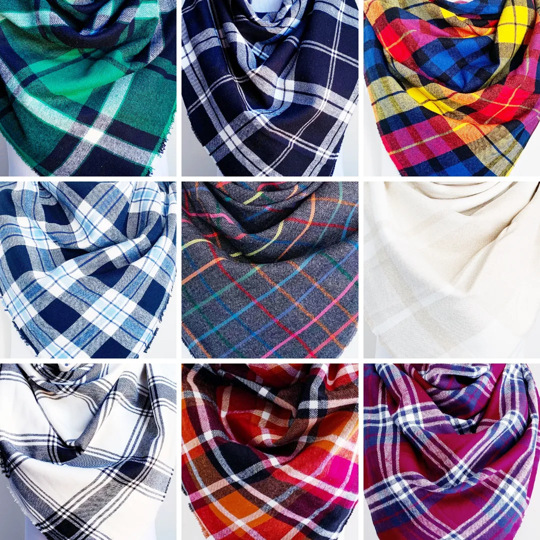 Blanket Scarf Slippers - MEDIUM