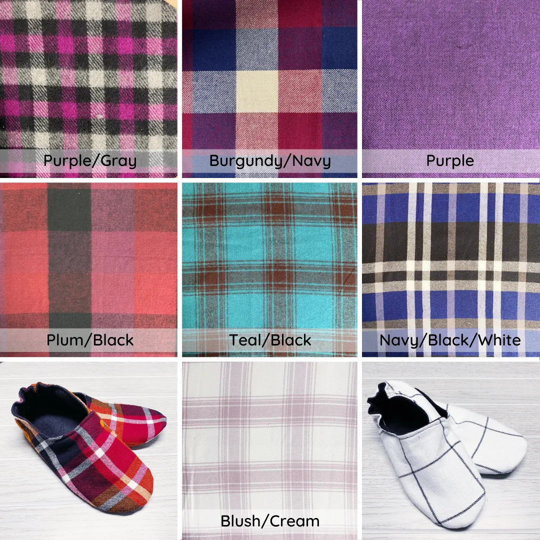 Blanket Scarf Slippers - MEDIUM