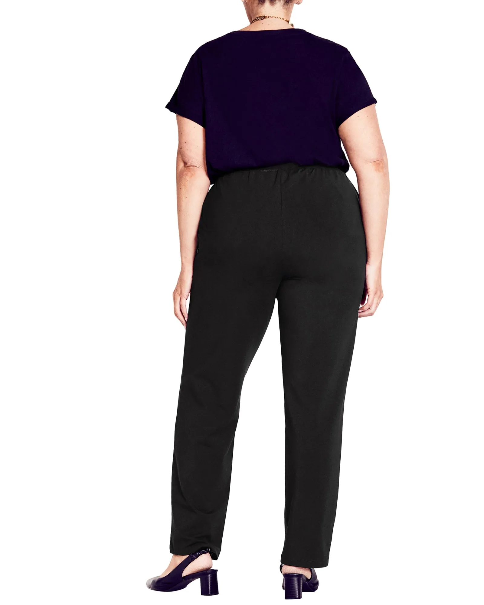 Breanna Pull On Pant | Black