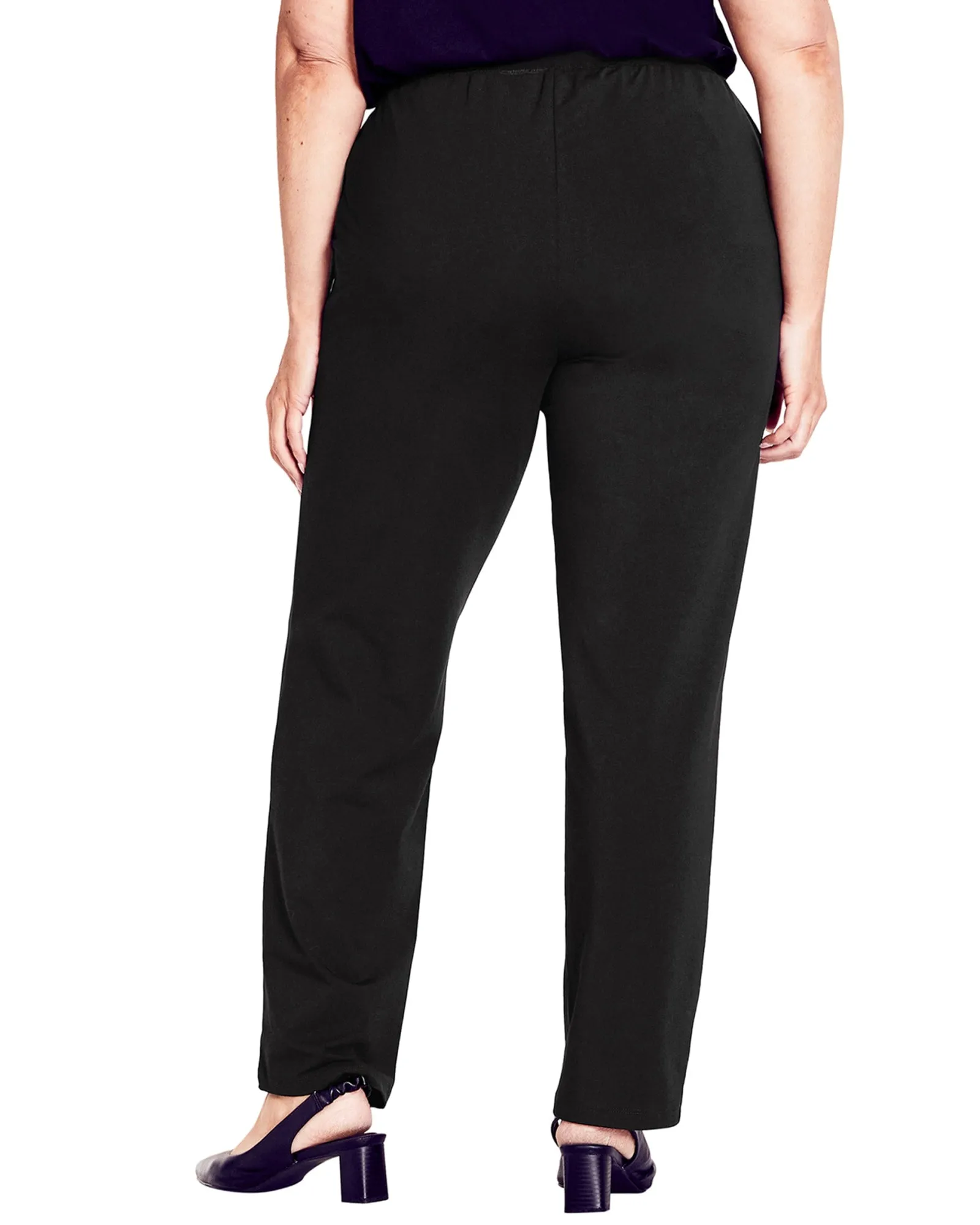 Breanna Pull On Pant | Black