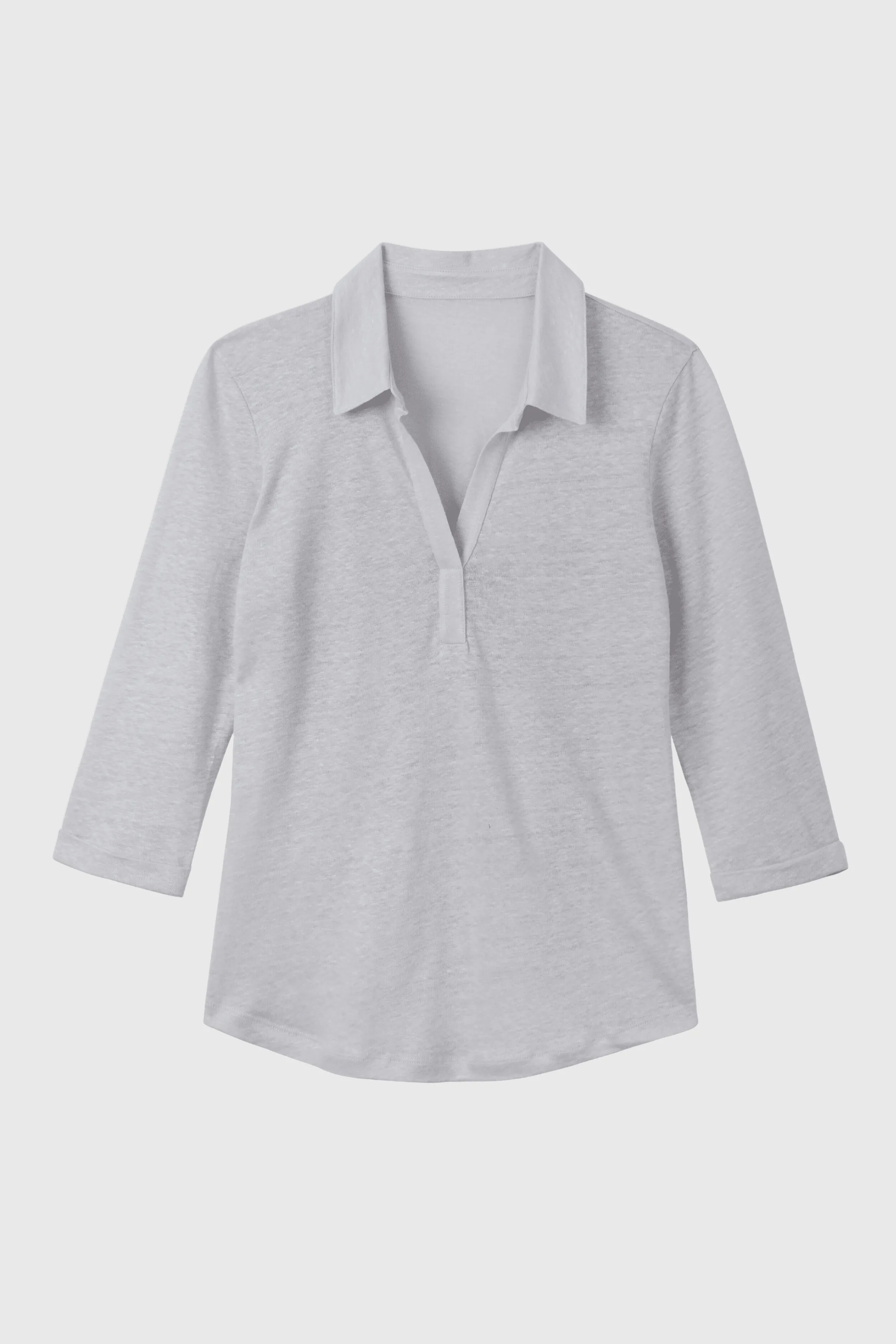 Collared Linen T-shirt