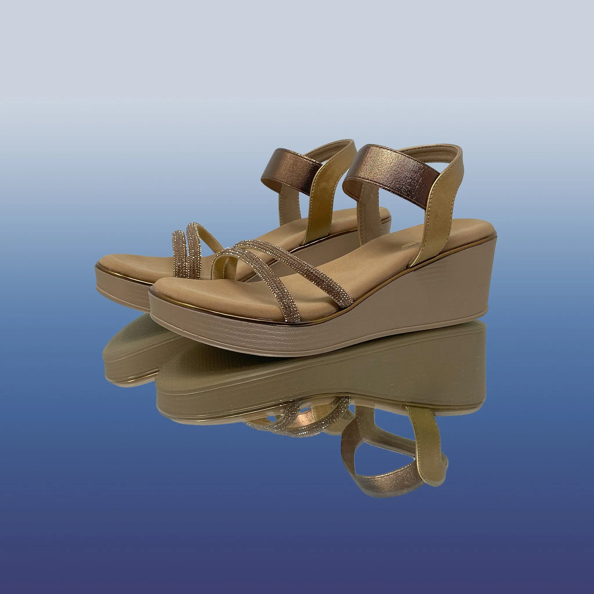 DazzleDiva antique wedges