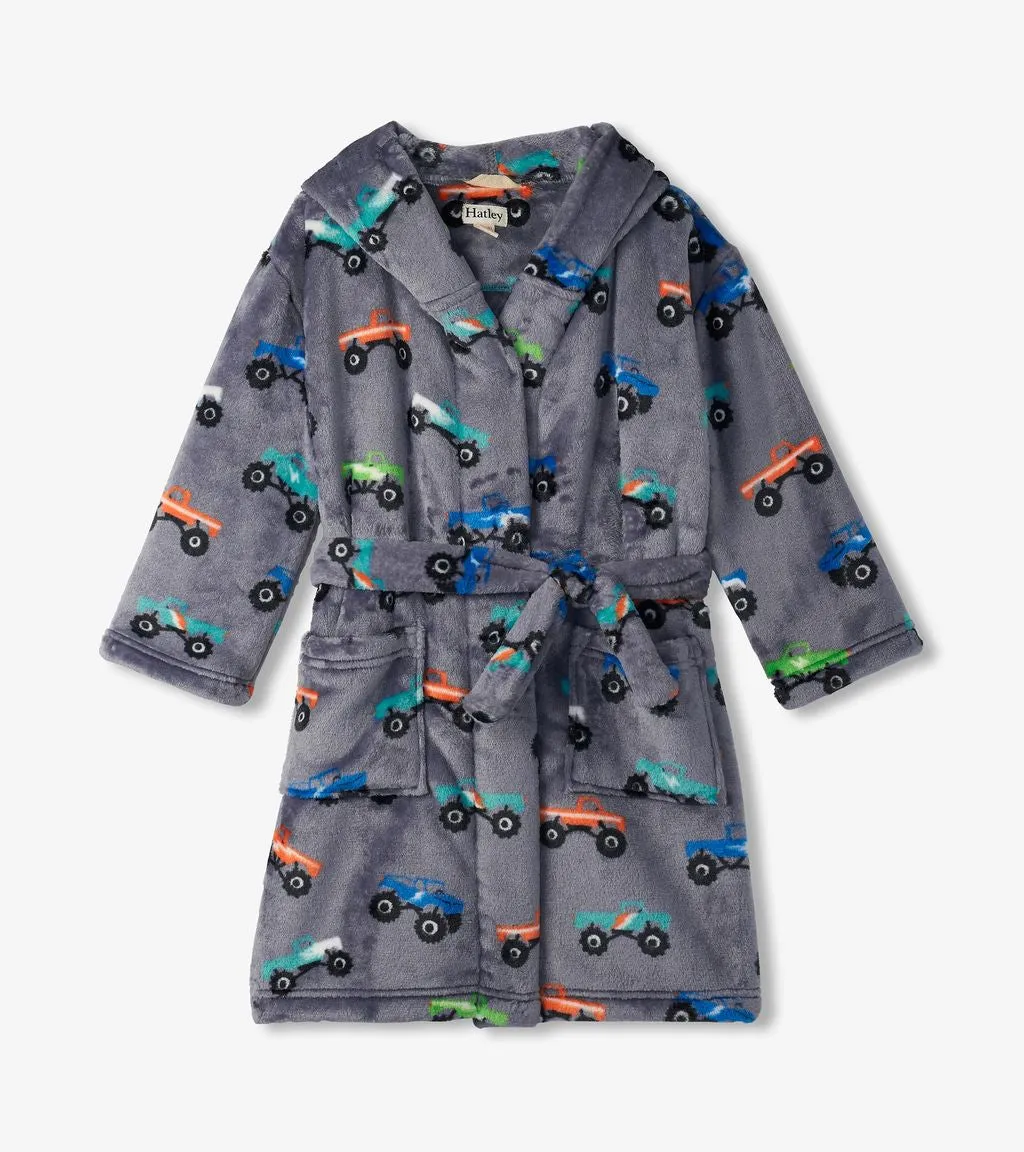 Hatley Monster Trucks Dressing Gown F24mtk225