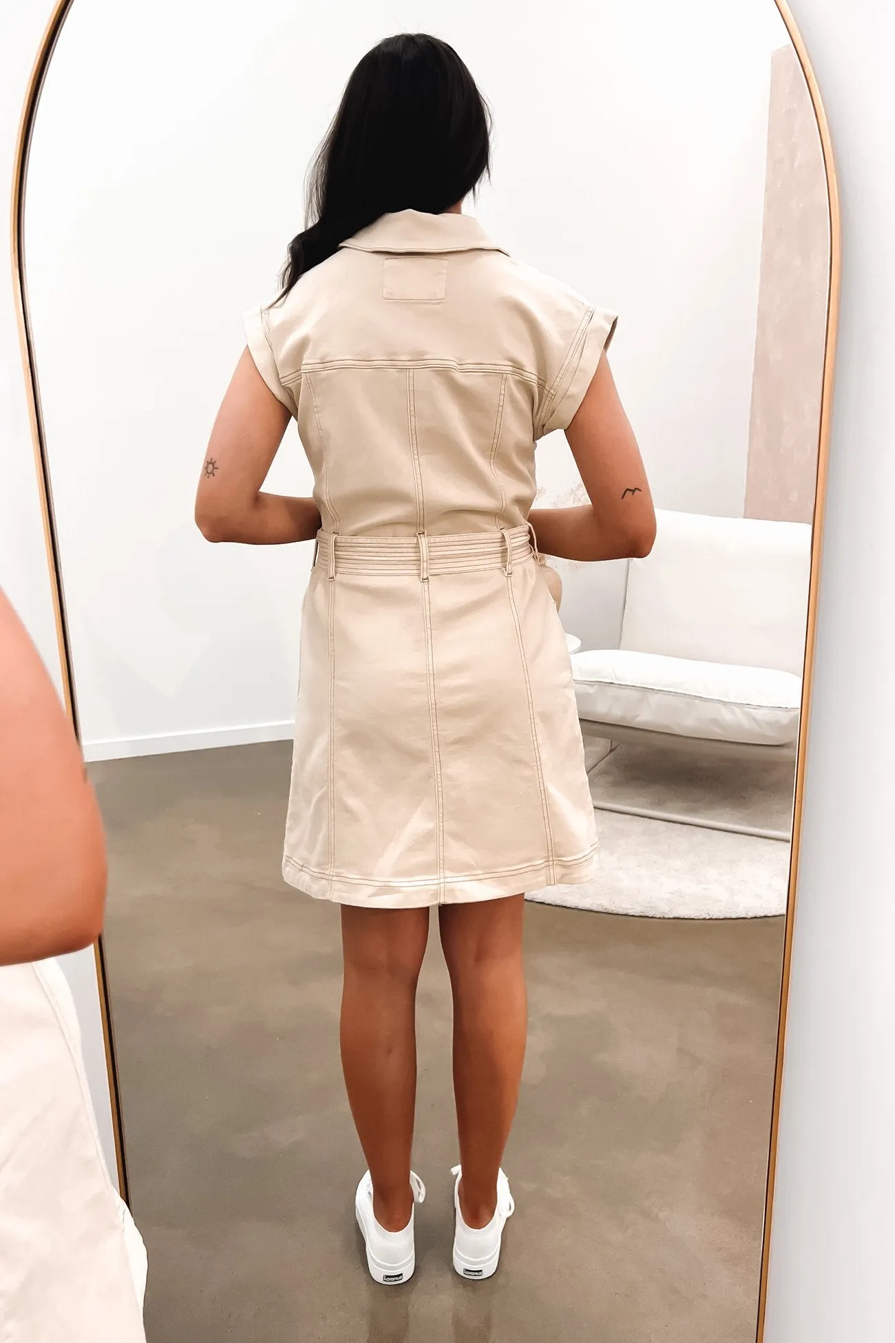 Heidi Dress Ecru