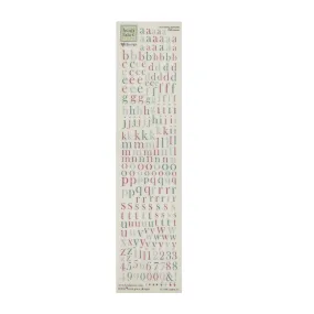 Heidi Grace Designs - Rub-Ons - Journaling Alphabet -Urban Acres Blvd