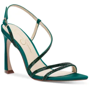 Jessica Simpson Womens Pyine Satin Heels