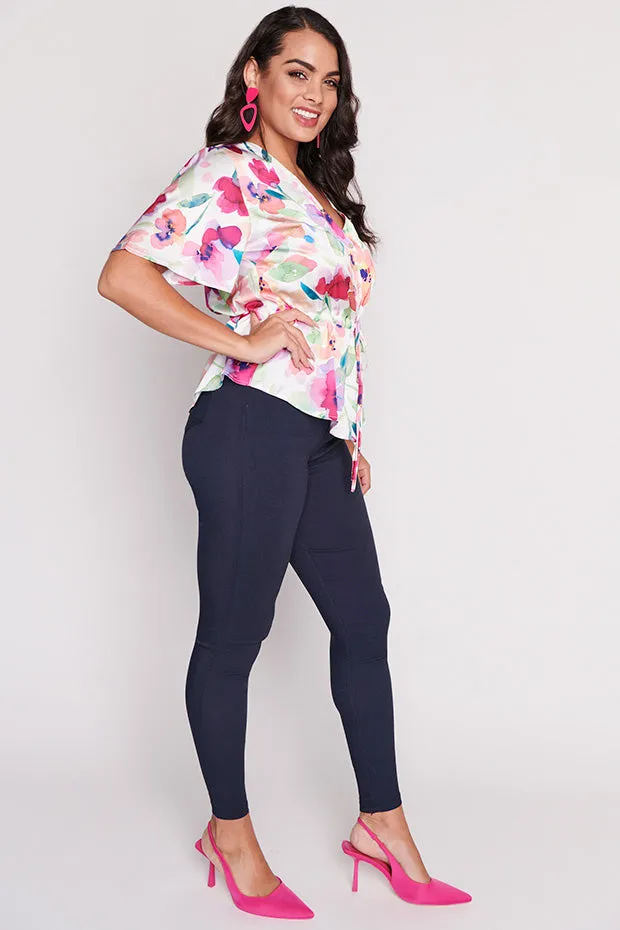 Just Jaz Whimsy Flower Top