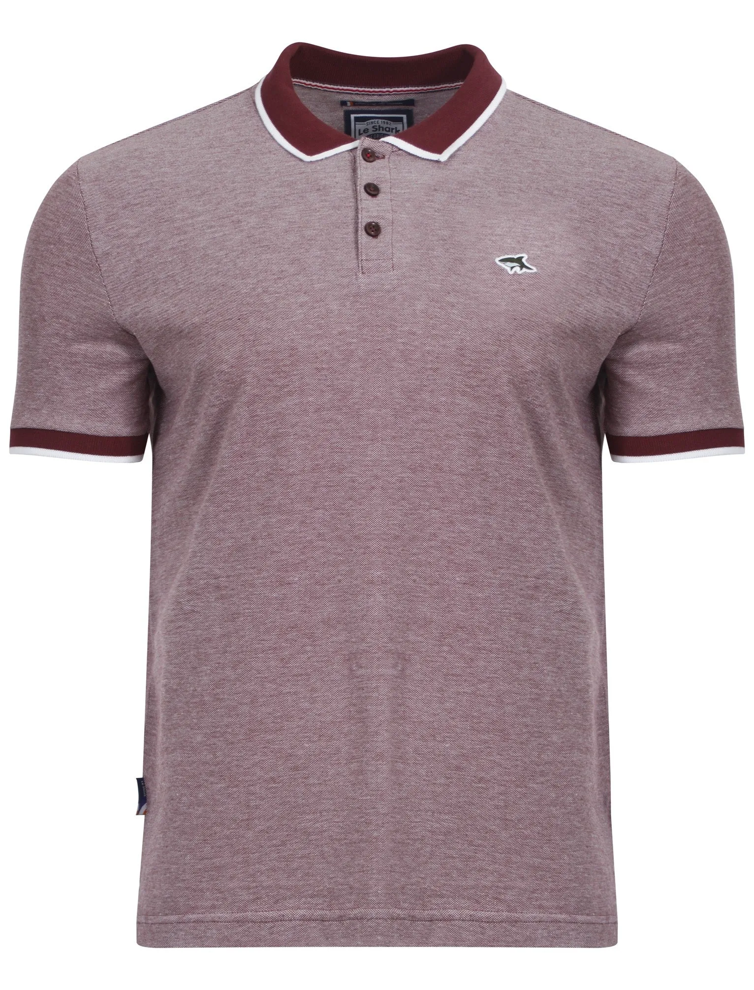 Le Shark Bramshaw oxblood polo shirt