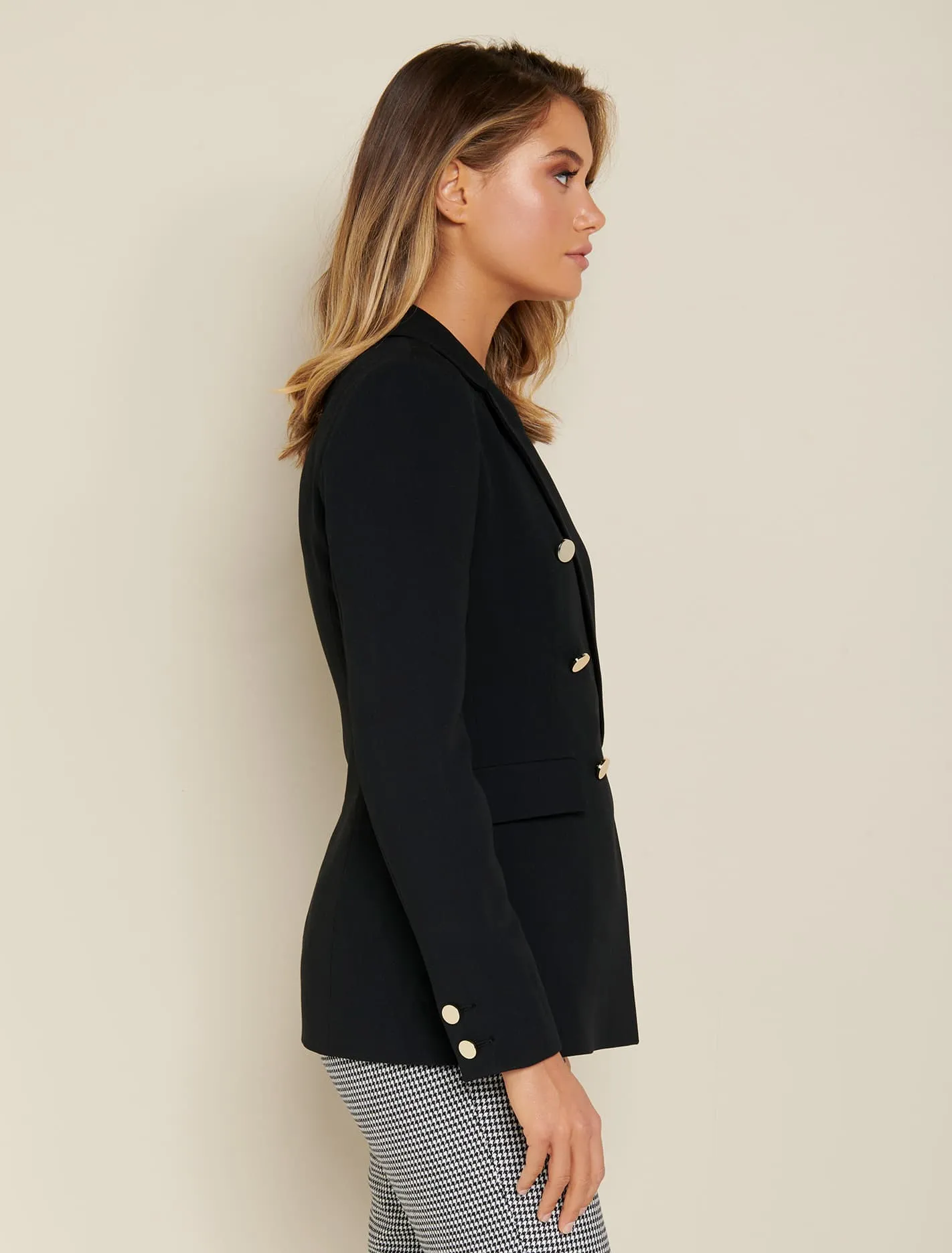 Lily Button Blazer