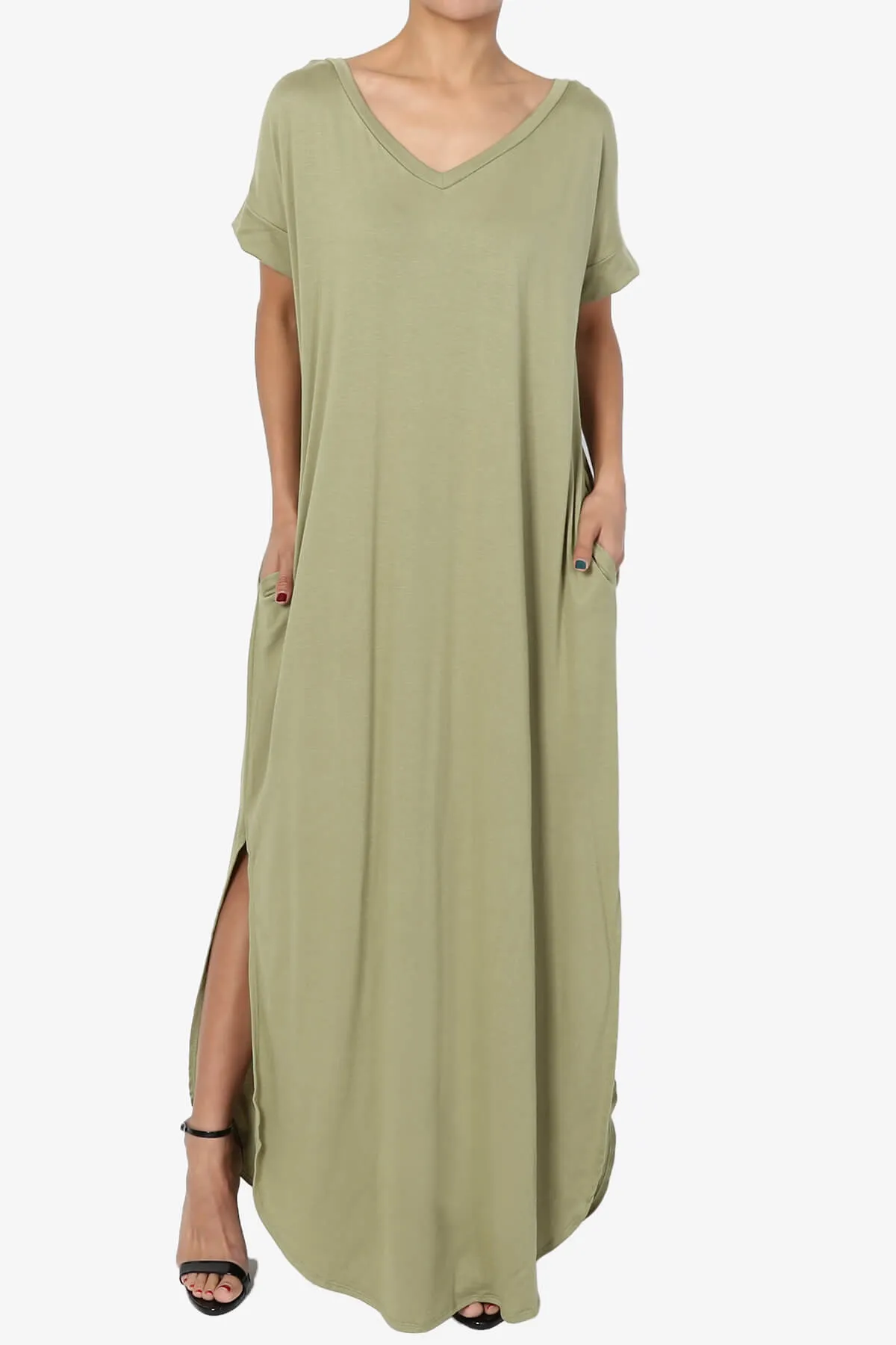 Lunar Pocket T-Shirt Maxi Dress PLUS