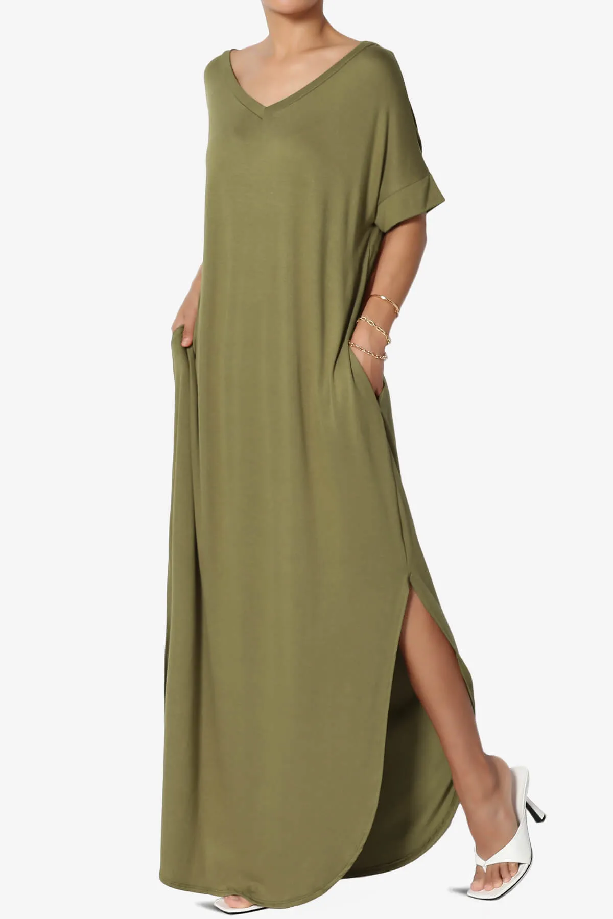 Lunar Pocket T-Shirt Maxi Dress PLUS