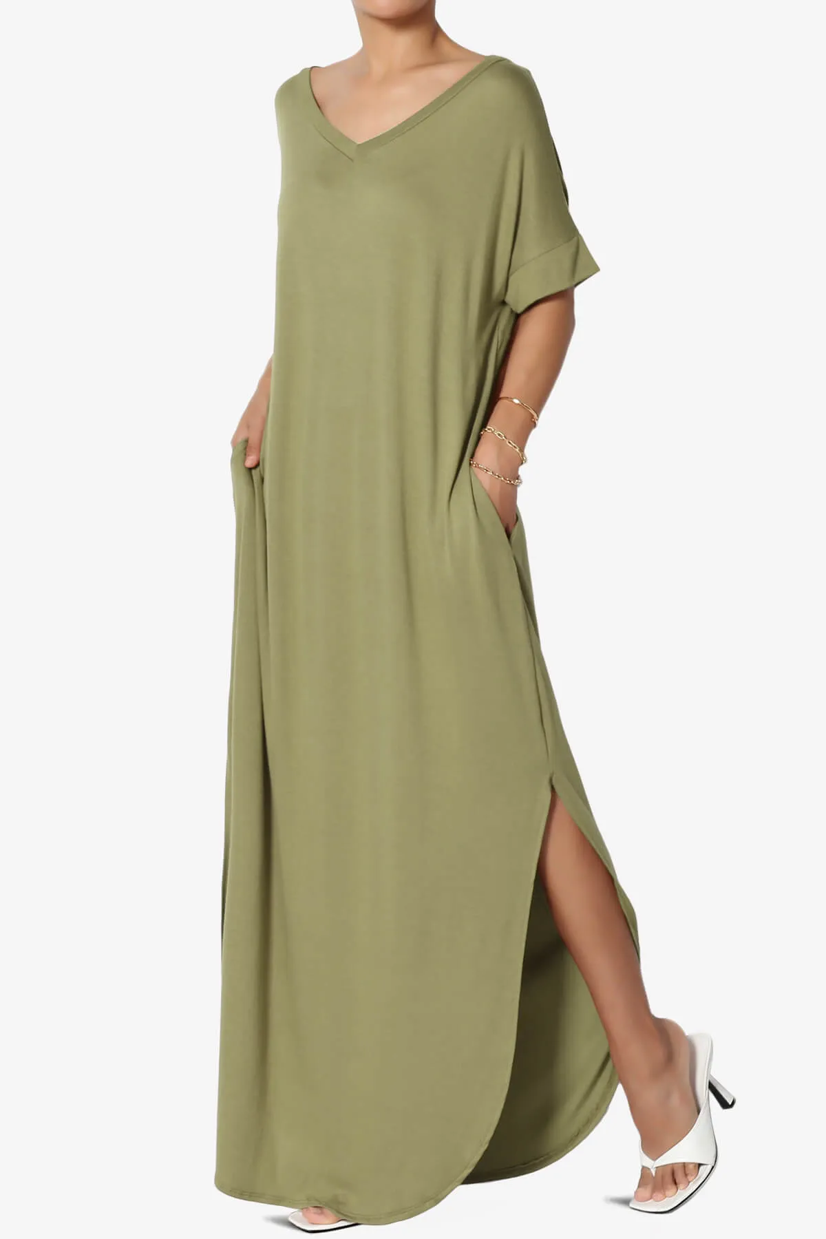 Lunar Pocket T-Shirt Maxi Dress PLUS
