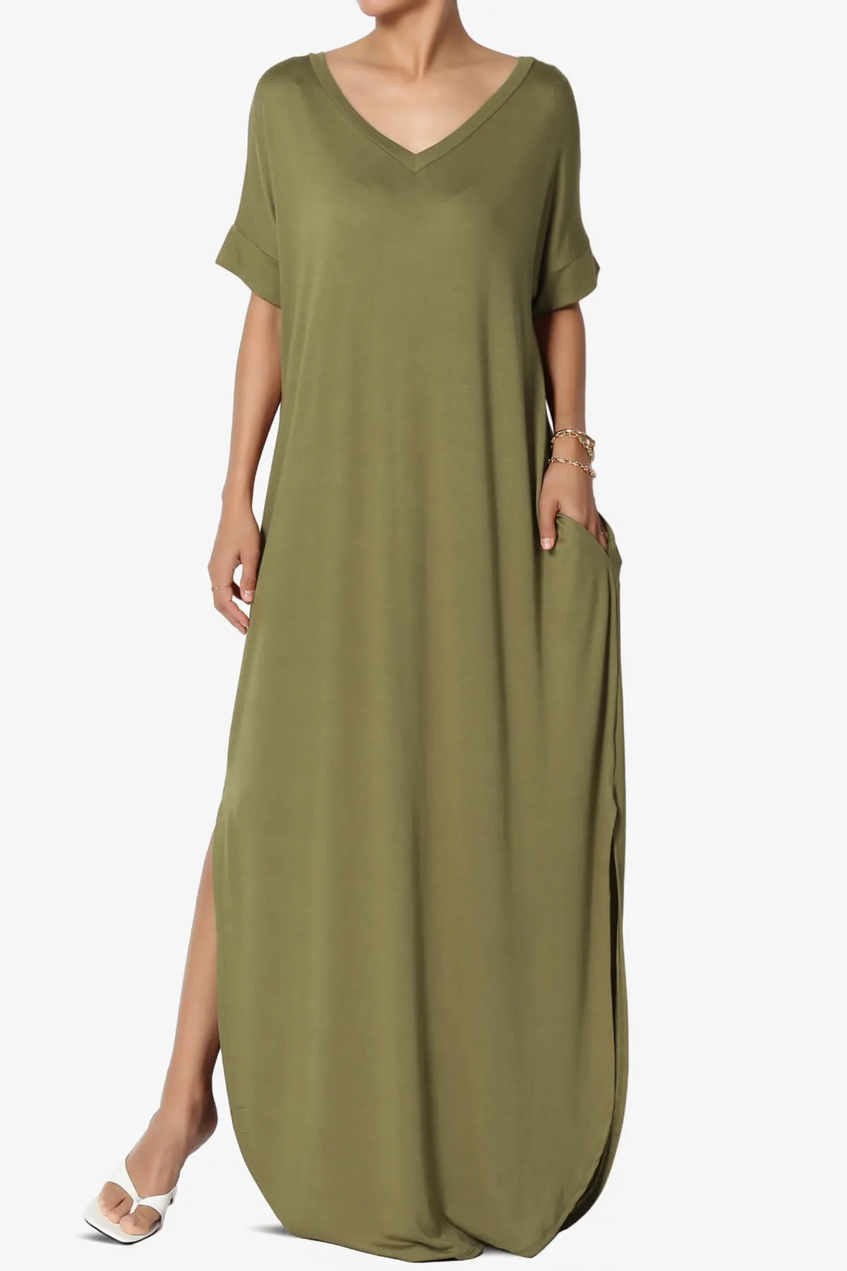 Lunar Pocket T-Shirt Maxi Dress PLUS