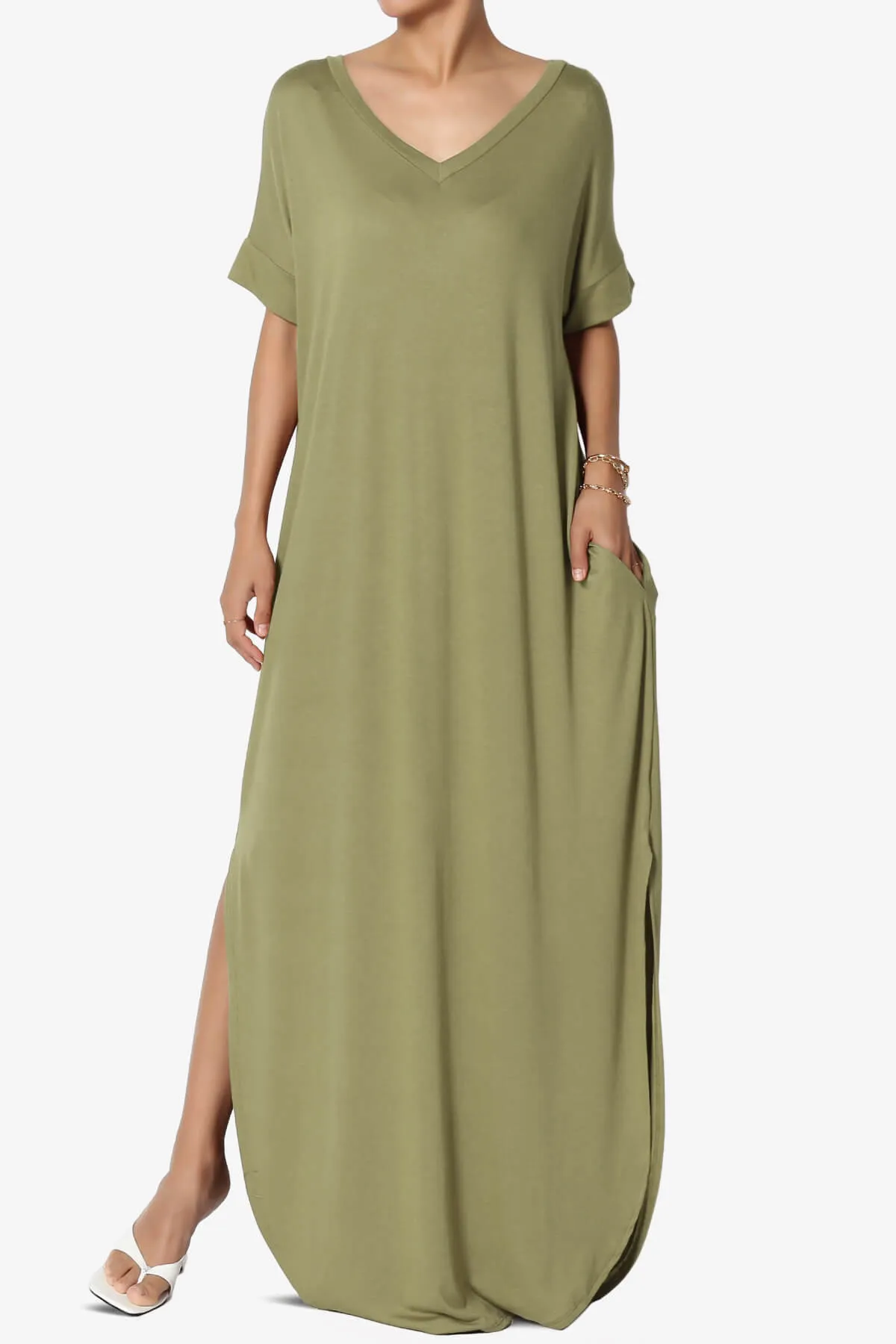 Lunar Pocket T-Shirt Maxi Dress PLUS