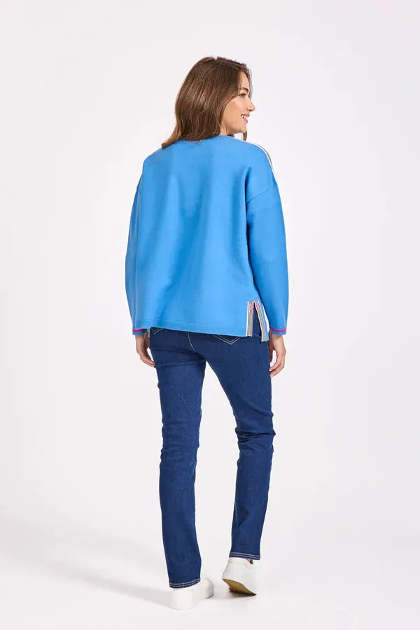 Mudflower 514 Jumper with Stripe Inserts