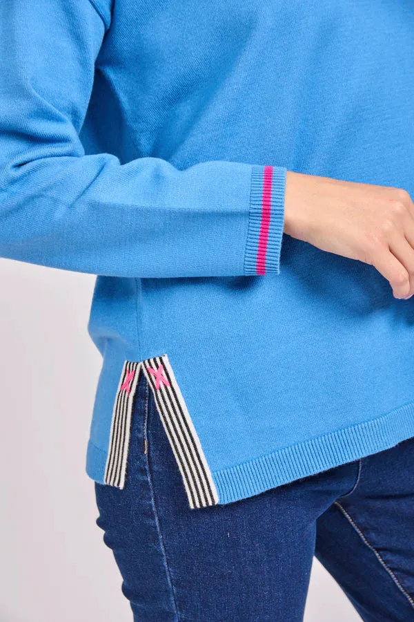 Mudflower 514 Jumper with Stripe Inserts