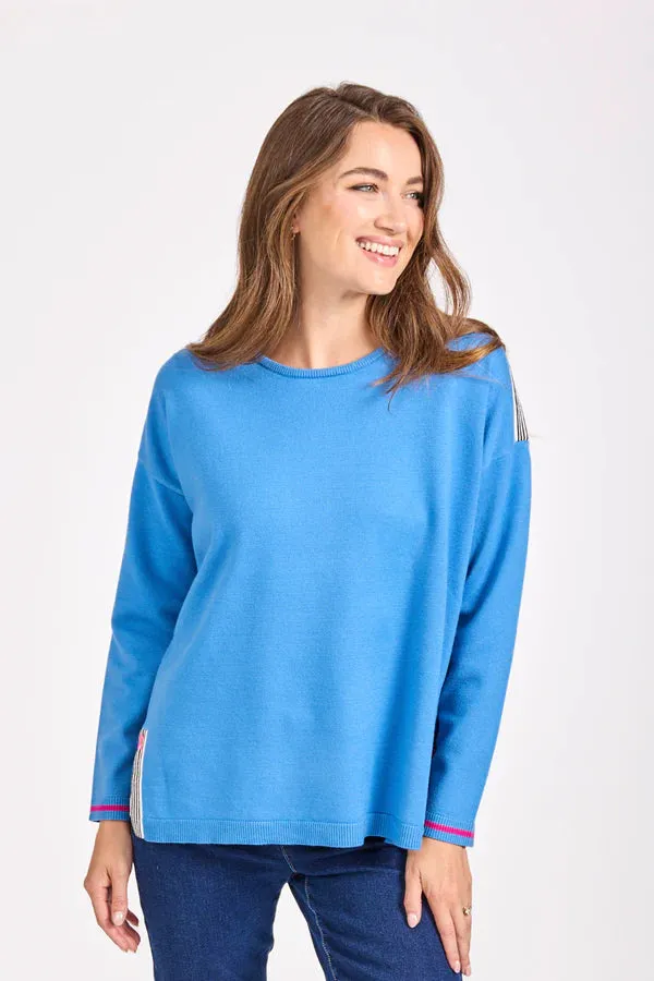 Mudflower 514 Jumper with Stripe Inserts
