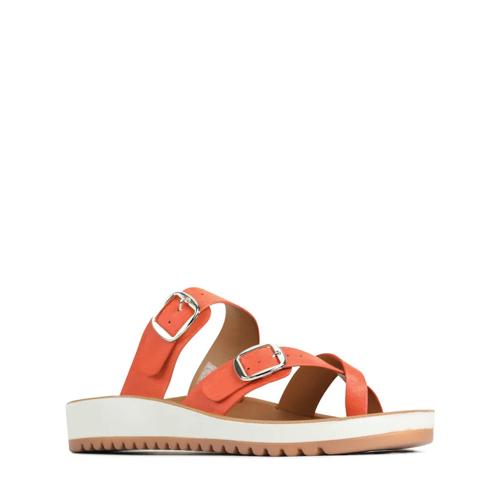 NINS STRAP SLIDE SANDALS