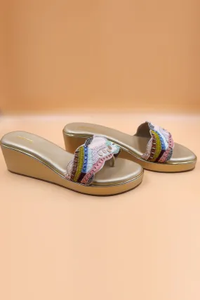 Pastel Anchor Thread Wedges