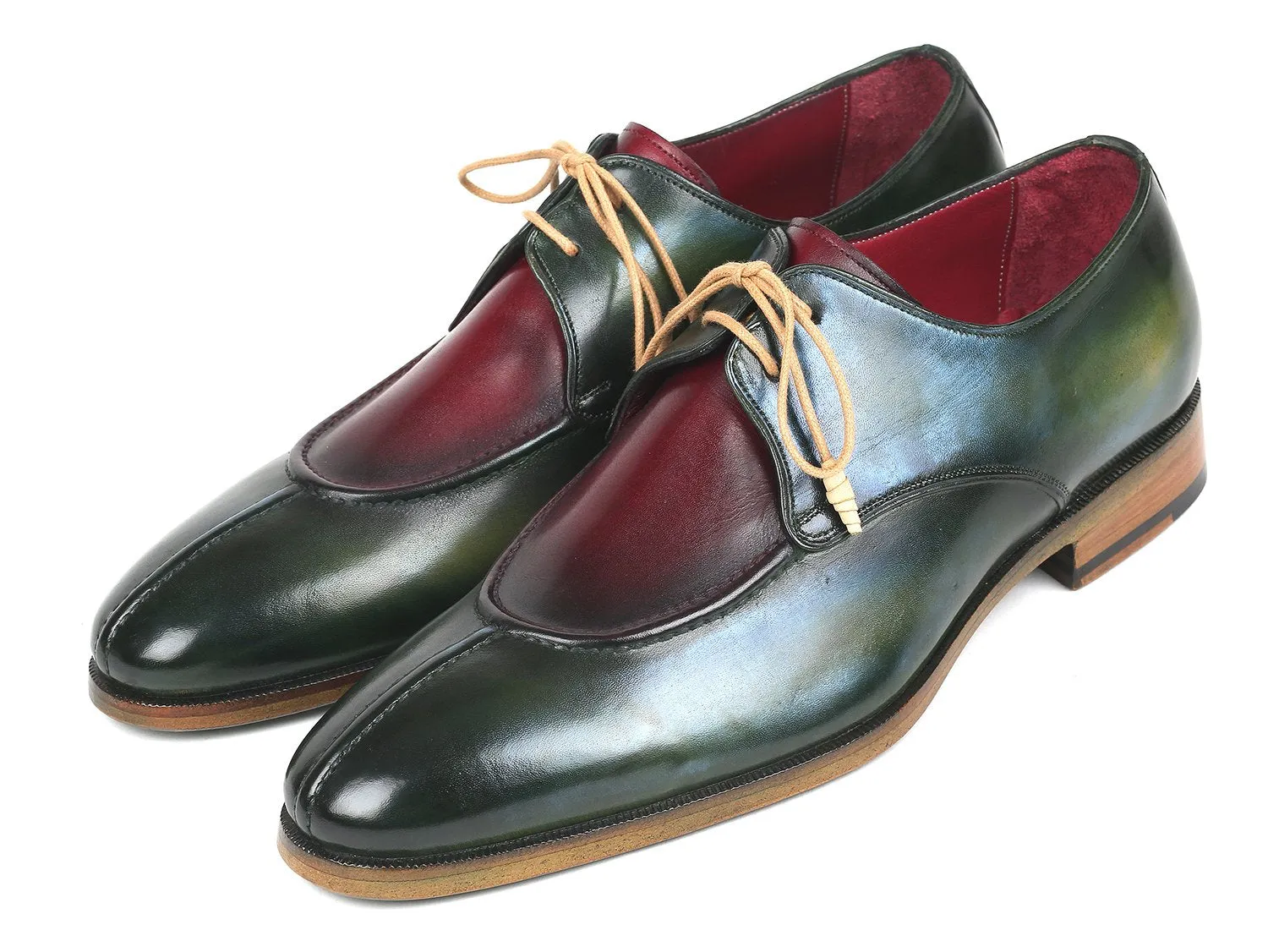 Paul Parkman Multicolor Split Toe Derby Shoes