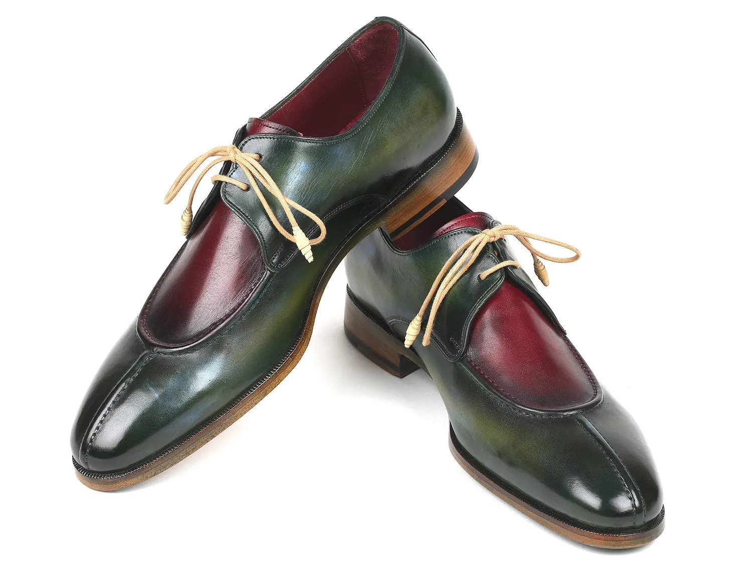 Paul Parkman Multicolor Split Toe Derby Shoes