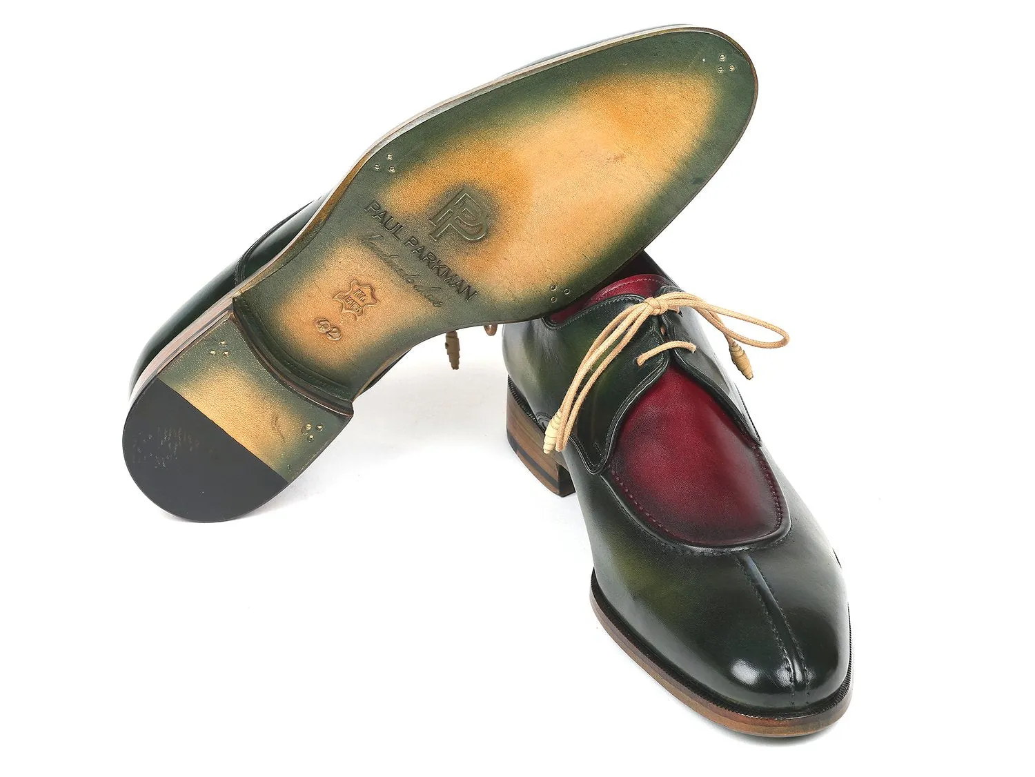 Paul Parkman Multicolor Split Toe Derby Shoes