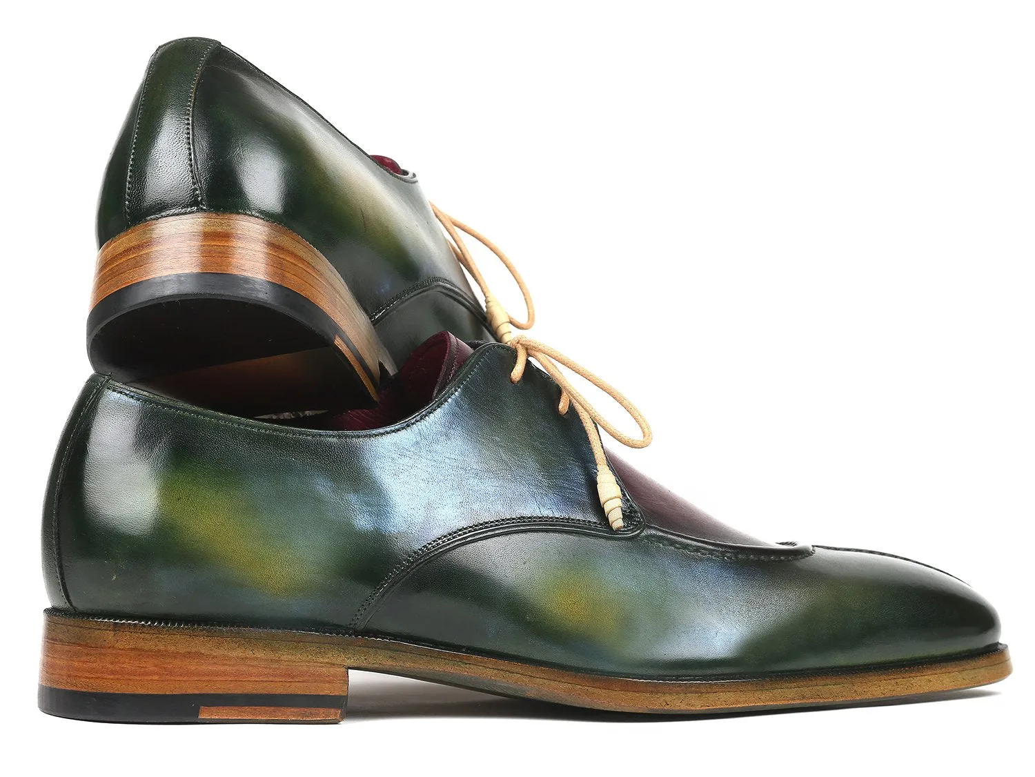 Paul Parkman Multicolor Split Toe Derby Shoes