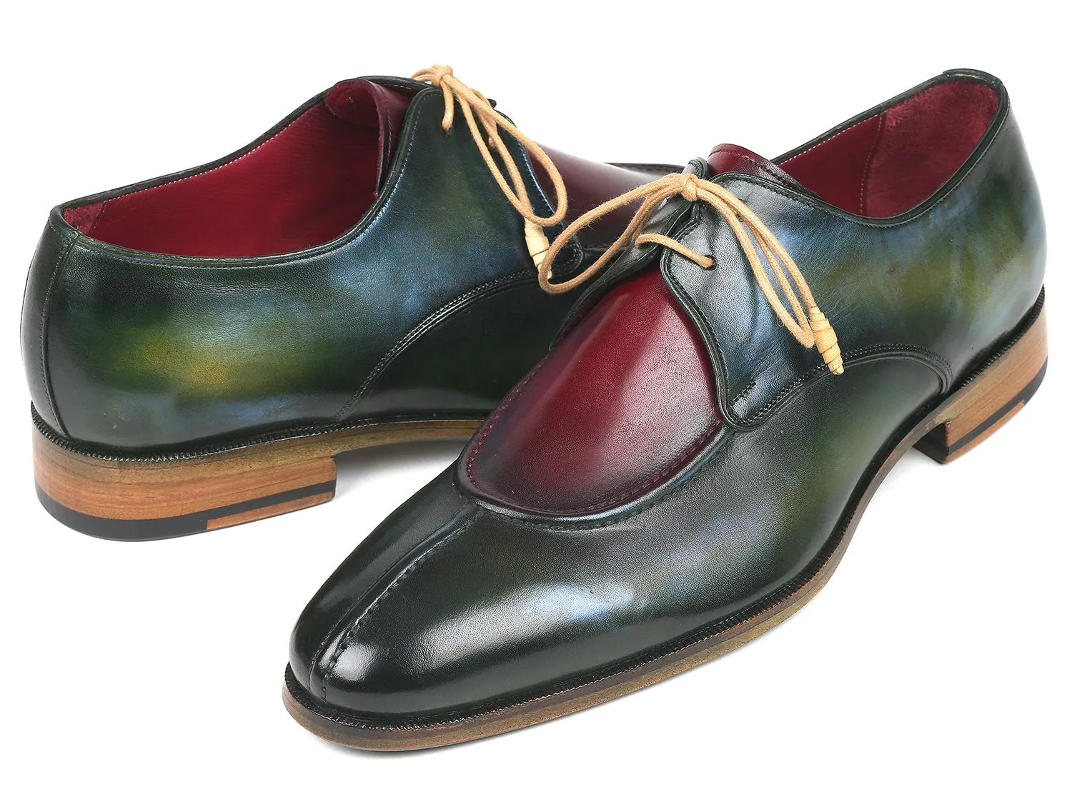 Paul Parkman Multicolor Split Toe Derby Shoes