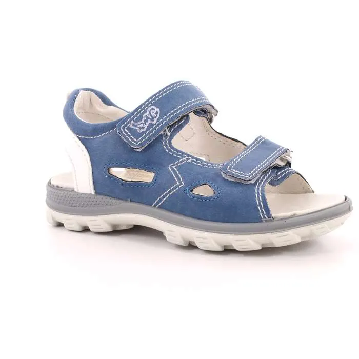 Primigi Blue Leather Open Toe Sandals