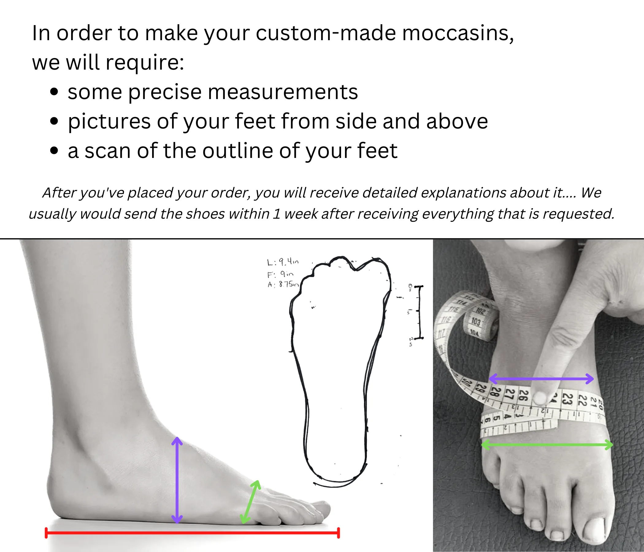 "Oxford" Moccasins / Custom-Made Barefoot-Shoes
