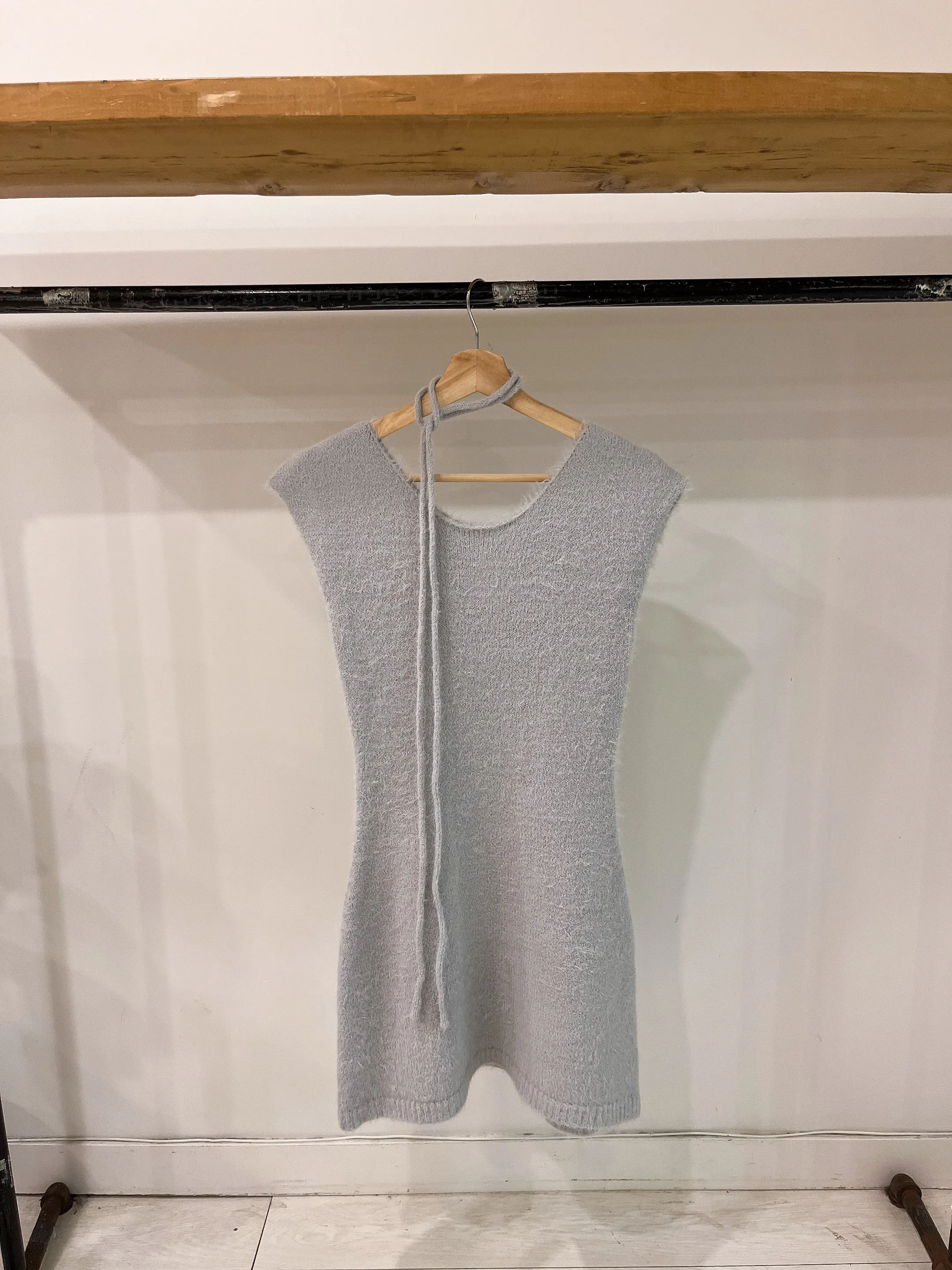 SIWIG Fuzzy mini dress