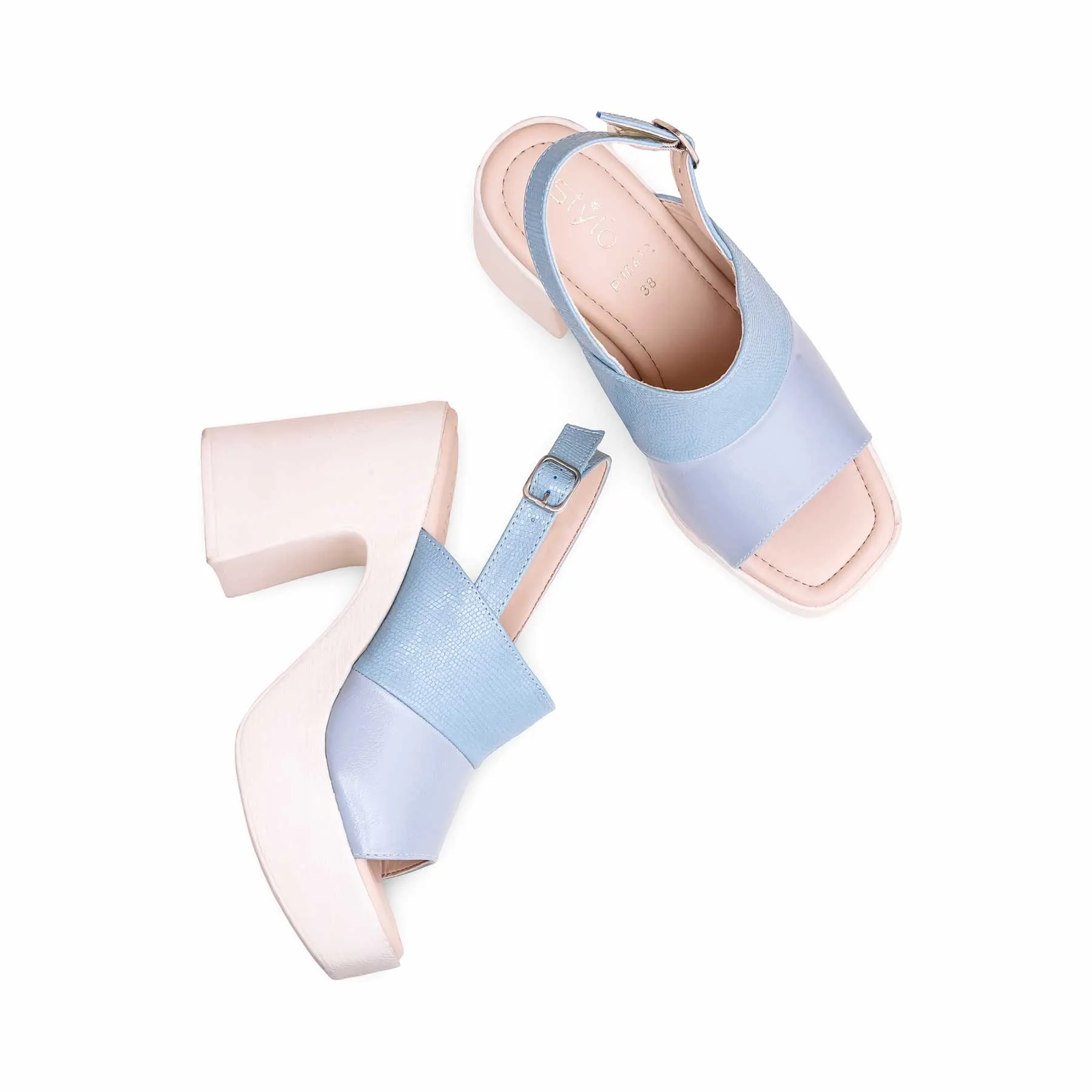 Sky Blue Formal Sandal PU0412