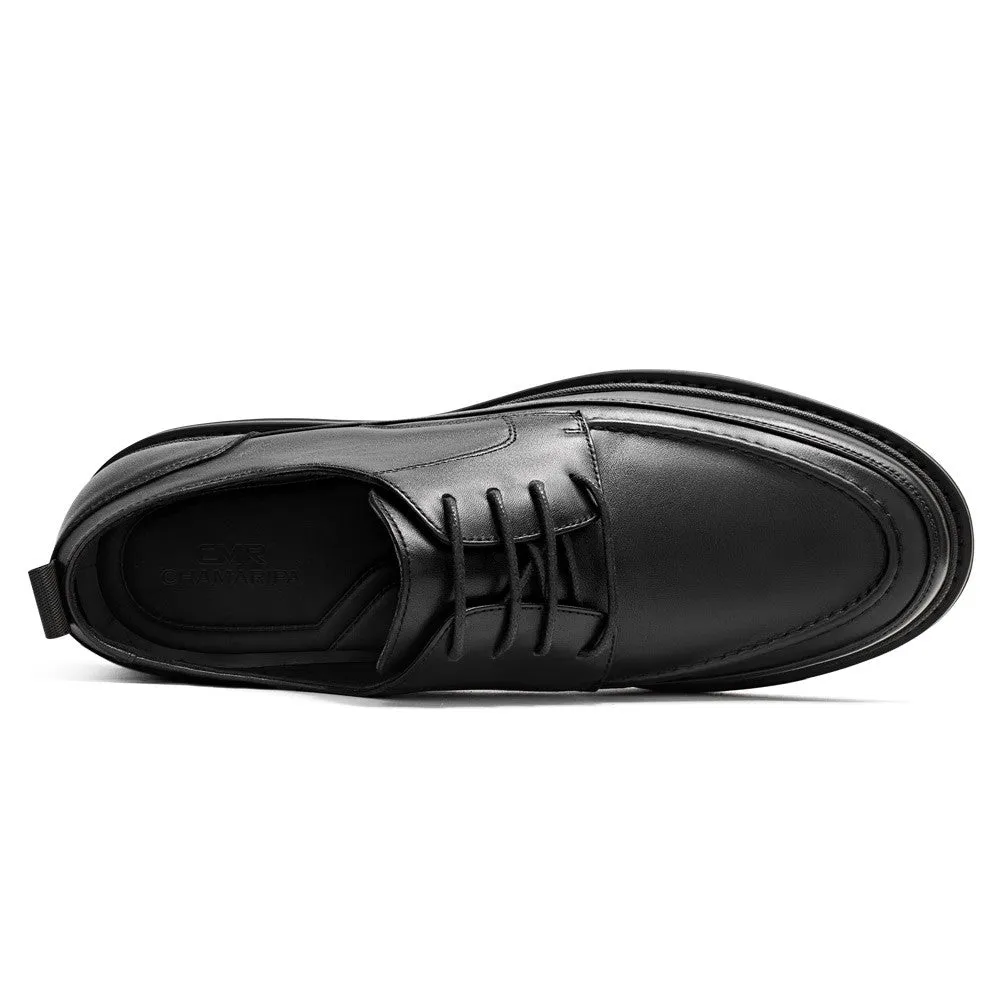 This item only ships to the United States - 6 CM/2.36 Inches CMR CHAMARIPA Height Increasing Black Derby Shoes