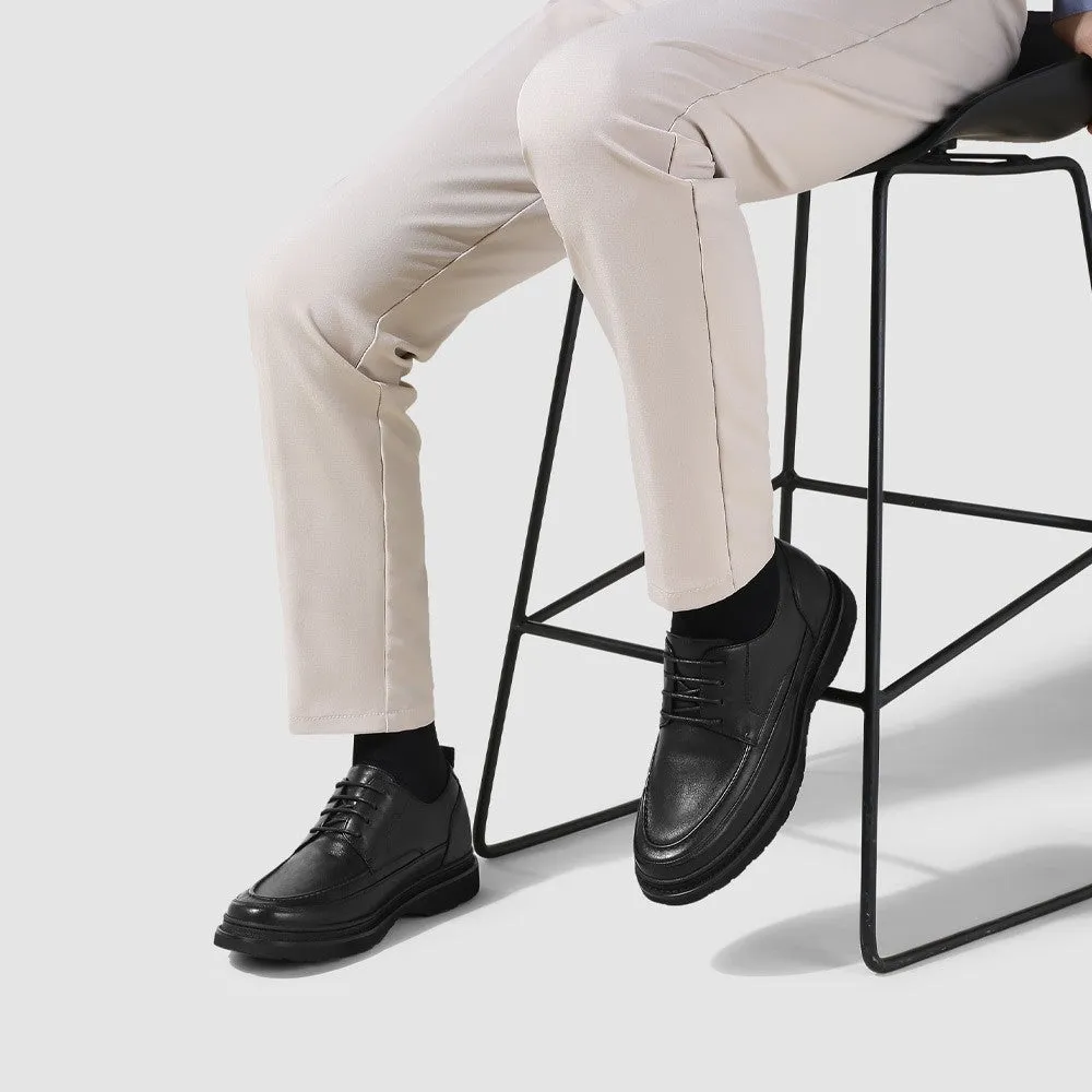 This item only ships to the United States - 6 CM/2.36 Inches CMR CHAMARIPA Height Increasing Black Derby Shoes