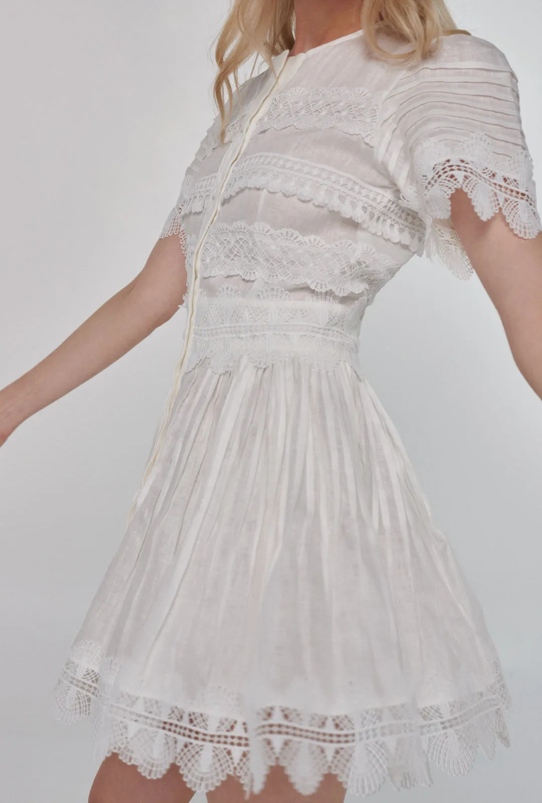 VIOLETTA DRESS WHITE