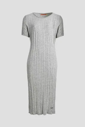 Wasabi Dress Cotton & Baby Alpaca Color Grey