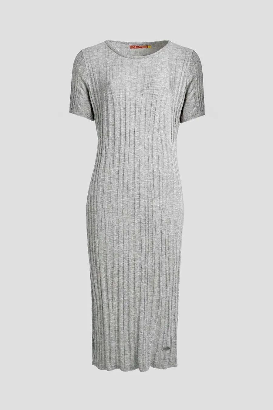 Wasabi Dress Cotton & Baby Alpaca Color Grey