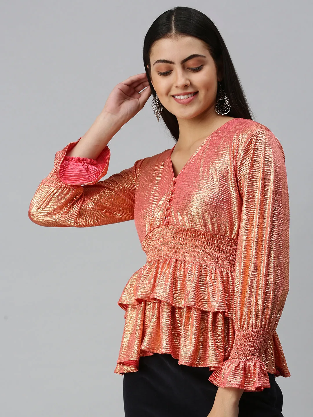 Women's Solid Copper Top